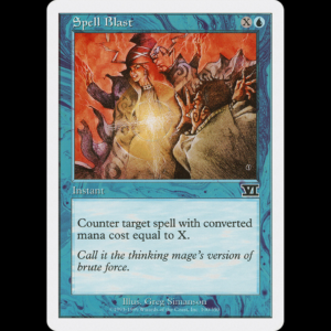 MTG Hechizo en Rafaga (Spell Blast) Classic Sixth Edition 6ed#100