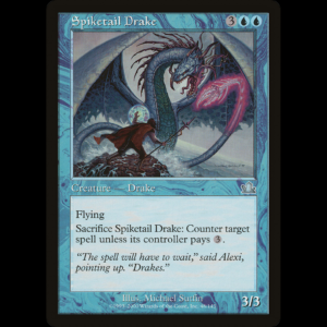 MTG Draco Colapua (Spiketail Drake) Prophecy - HP