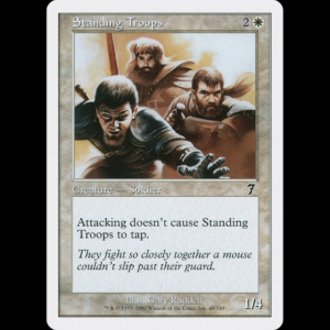 MTG Tropas firmes (Standing Troops) Seventh Edition