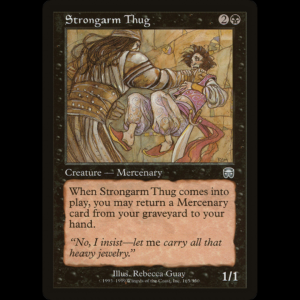 MTG Strongarm Thug Mercadian Masques  mmq#165