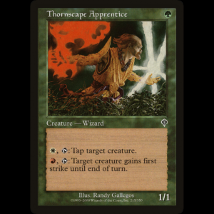 MTG Thornscape Apprentice Invasion  inv#215