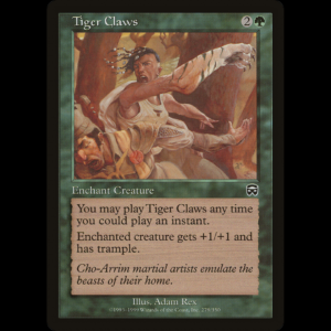 MTG Tiger Claws Mercadian Masques