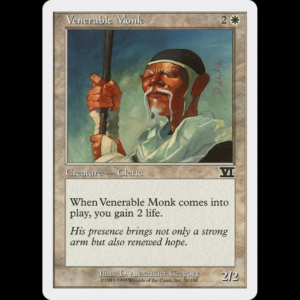 MTG Venerable Monk Classic Sixth Edition