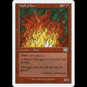 MTG Muro de Fuego (Wall of Fire) Classic Sixth Edition