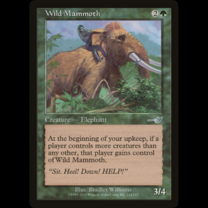 MTG Wild Mammoth Nemesis nem#124