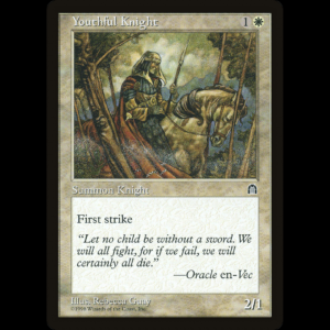 MTG Caballero Joven (Youthful Knight) Stronghold - PL
