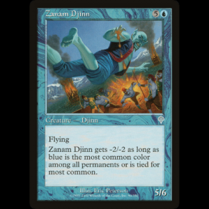 MTG Zanam Djinn Invasion  inv#90