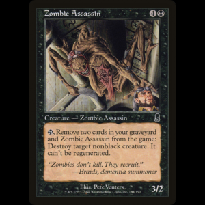 MTG Zombie Assassin Odyssey ody#168