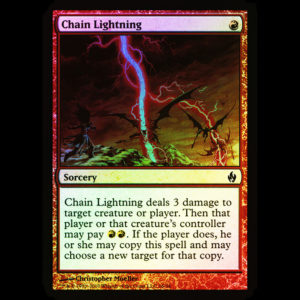 MTG Chain Lightning Premium Deck Series: Fire and Lightning - FOIL - PL