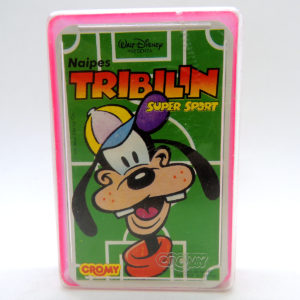 Cromy Tribilin Super Sport Disney Juego de Cartas Naipes Retro Original
