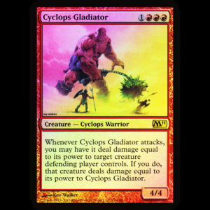 MTG Cyclops Gladiator Magic 2011 - FOIL - PL