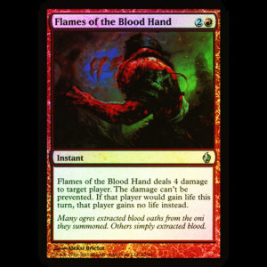 MTG Flames of the Blood Hand Premium Deck Series: Fire and Lightning - FOIL - PL