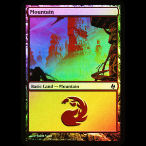MTG Mountain Premium Deck Series: Fire and Lightning - FOIL - PL