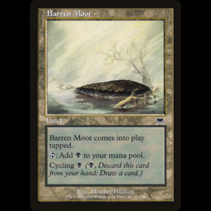 MTG Páramo estéril (Barren Moor) Onslaught