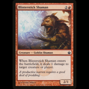 MTG Blisterstick Shaman Mirrodin Besieged