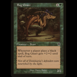 MTG Gnarr de la ciénaga (Bog Gnarr) Apocalypse apc#76