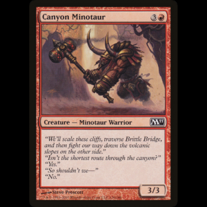 MTG Canyon Minotaur Magic 2011