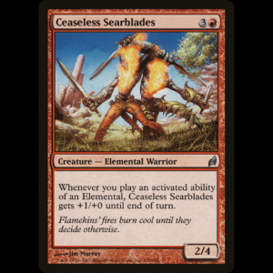 MTG Cauterizadores incesantes (Ceaseless Searblades) Lorwyn lrw#158