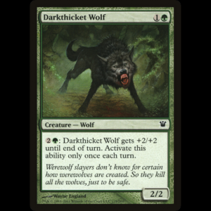 MTG Lobo de maleza oscura (Darkthicket Wolf) Innistrad