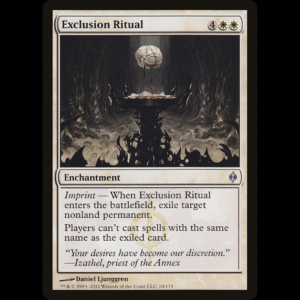 MTG Ritual des Ausschließens (Exclusion Ritual) New Phyrexia