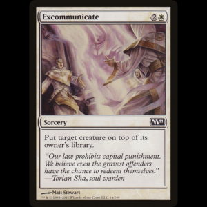 MTG Excommunicate Magic 2011 m11#14