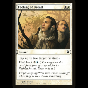 MTG Feeling of Dread Innistrad