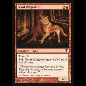 MTG Lobo montañoso salvaje (Feral Ridgewolf) Innistrad