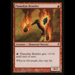 MTG Pendenciero llameante (Flamekin Brawler) Lorwyn lrw#166