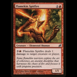 MTG Llameante escupefuego (Flamekin Spitfire) Lorwyn lrw#168