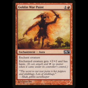 MTG Pintura de guerra trasga (Goblin War Paint) Magic 2012