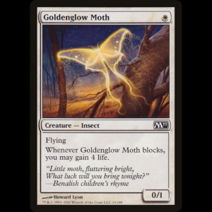MTG Goldenglow Moth Magic 2011