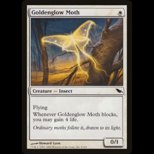 MTG Polilla brillo dorado (Goldenglow Moth) Shadowmoor - DM