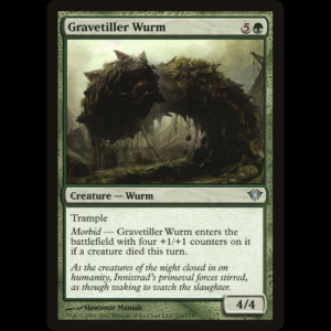 MTG Gravetiller Wurm Dark Ascension