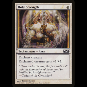 MTG Fuerza sagrada (Holy Strength) Magic 2011