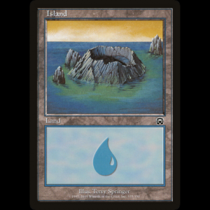 MTG Isla (Island) Mercadian Masques mmq#335