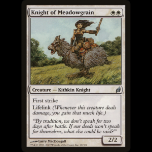 MTG Caballero de Pradera Cultivada (Knight of Meadowgrain) Lorwyn