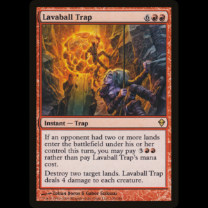 MTG Trampa bola de lava (Lavaball Trap) Zendikar