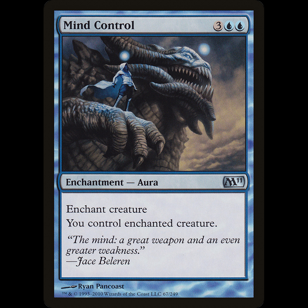 MTG Control mental (Mind Control) Magic 2011 - Madtoyz