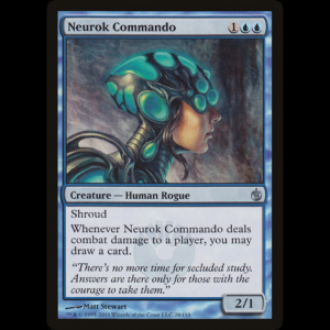 MTG Neurok Commando Mirrodin Besieged  mbs#28