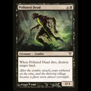 MTG Muerto contaminado (Polluted Dead) Avacyn Restored