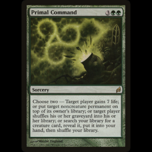 MTG Dictado primordial (Primal Command) Lorwyn