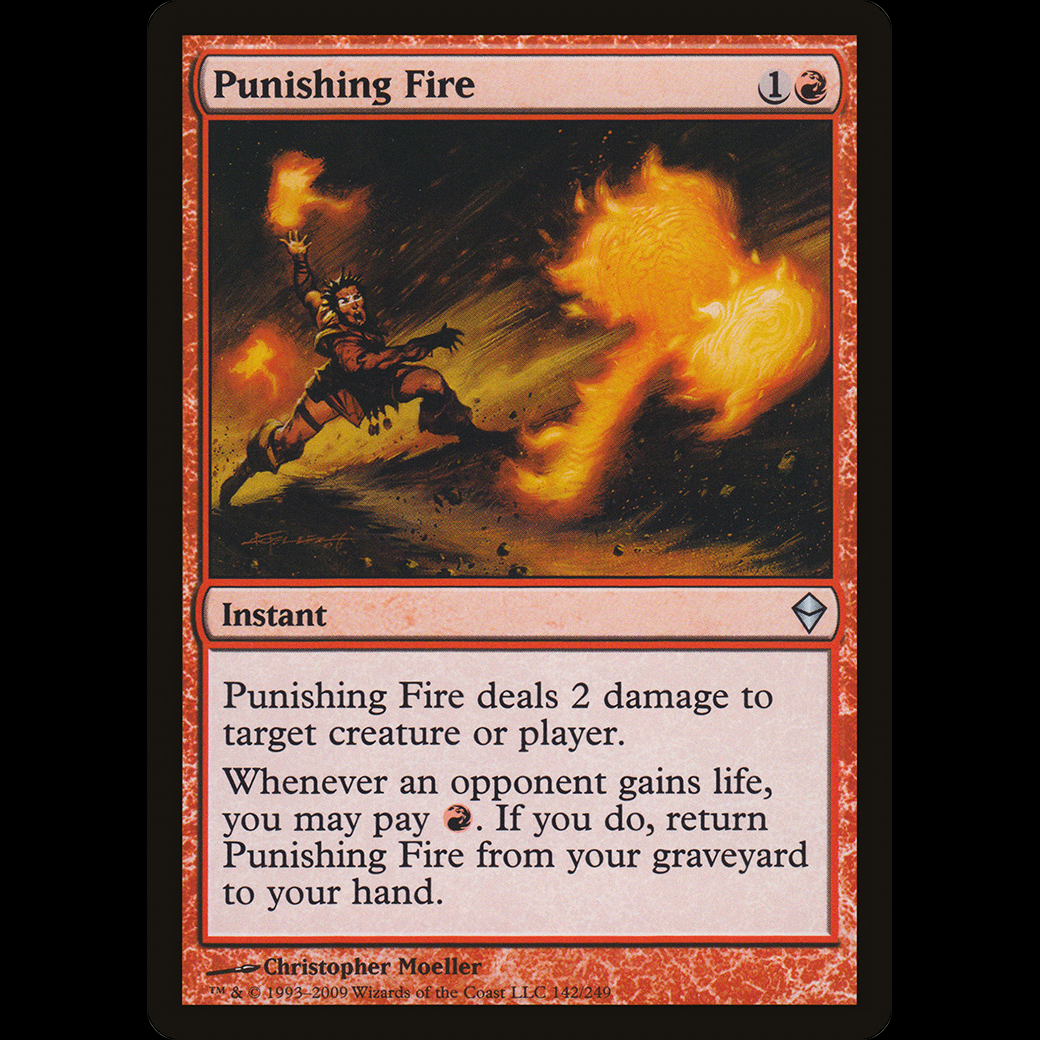 MTG Punishing Fire Zendikar - Madtoyz