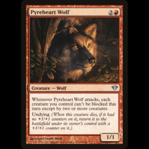 MTG Pyreheart Wolf Dark Ascension