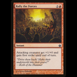 MTG Rally the Forces Mirrodin Besieged