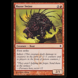 MTG Razor Swine New Phyrexia