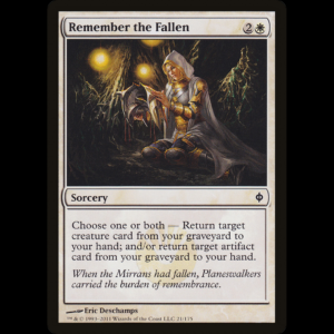 MTG Remember the Fallen New Phyrexia