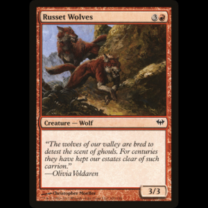 MTG Russet Wolves Dark Ascension