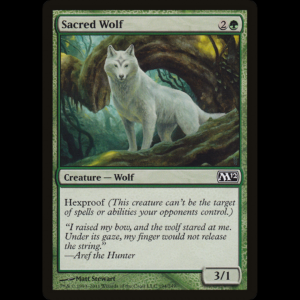 MTG Sacred Wolf Magic 2012