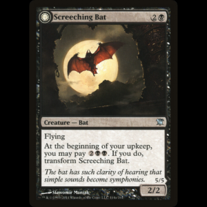 MTG Screeching Bat // Stalking Vampire Innistrad isd#114