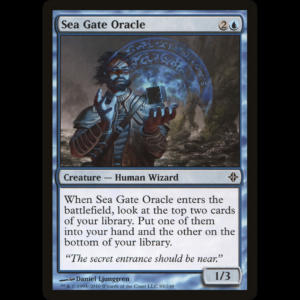 MTG Sea Gate Oracle Rise of the Eldrazi